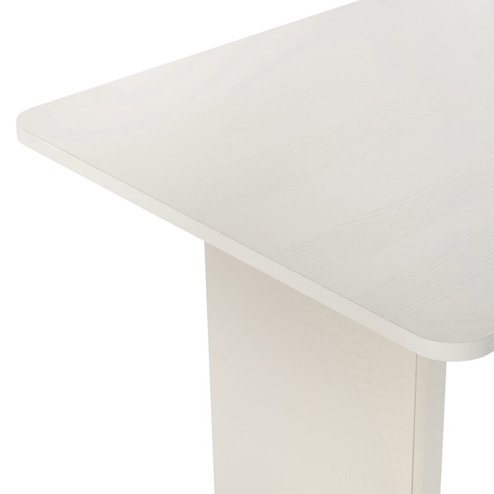 Hanah Home Linza Mesa de Comedor Blanco Madera Hanah Home Linza Mesa de Comedor Blanco Madera